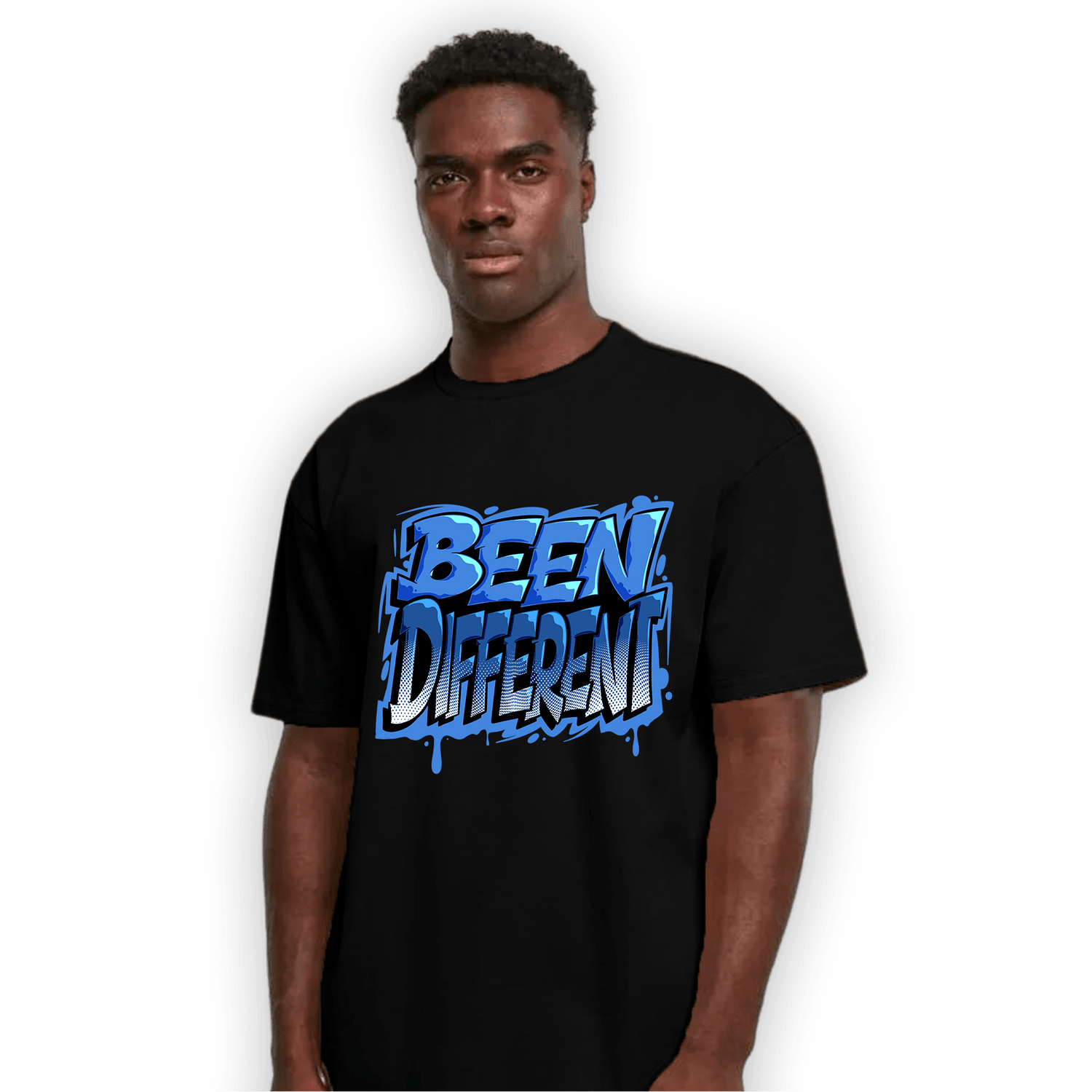 University Blue Toe 1s T Shirt Match Become Different - NastyJamz