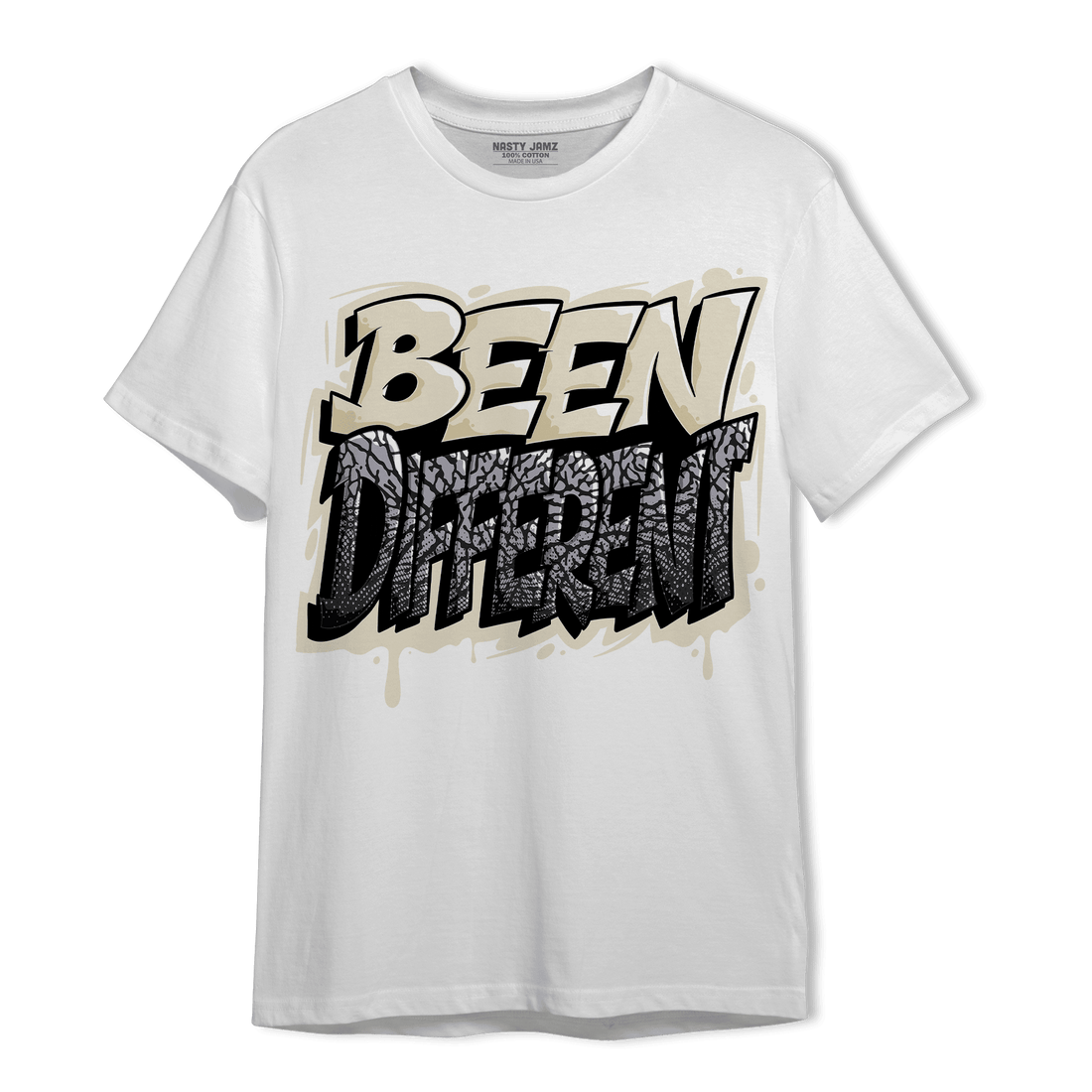 Off Noir 3s T Shirt Match Become Different - NastyJamz