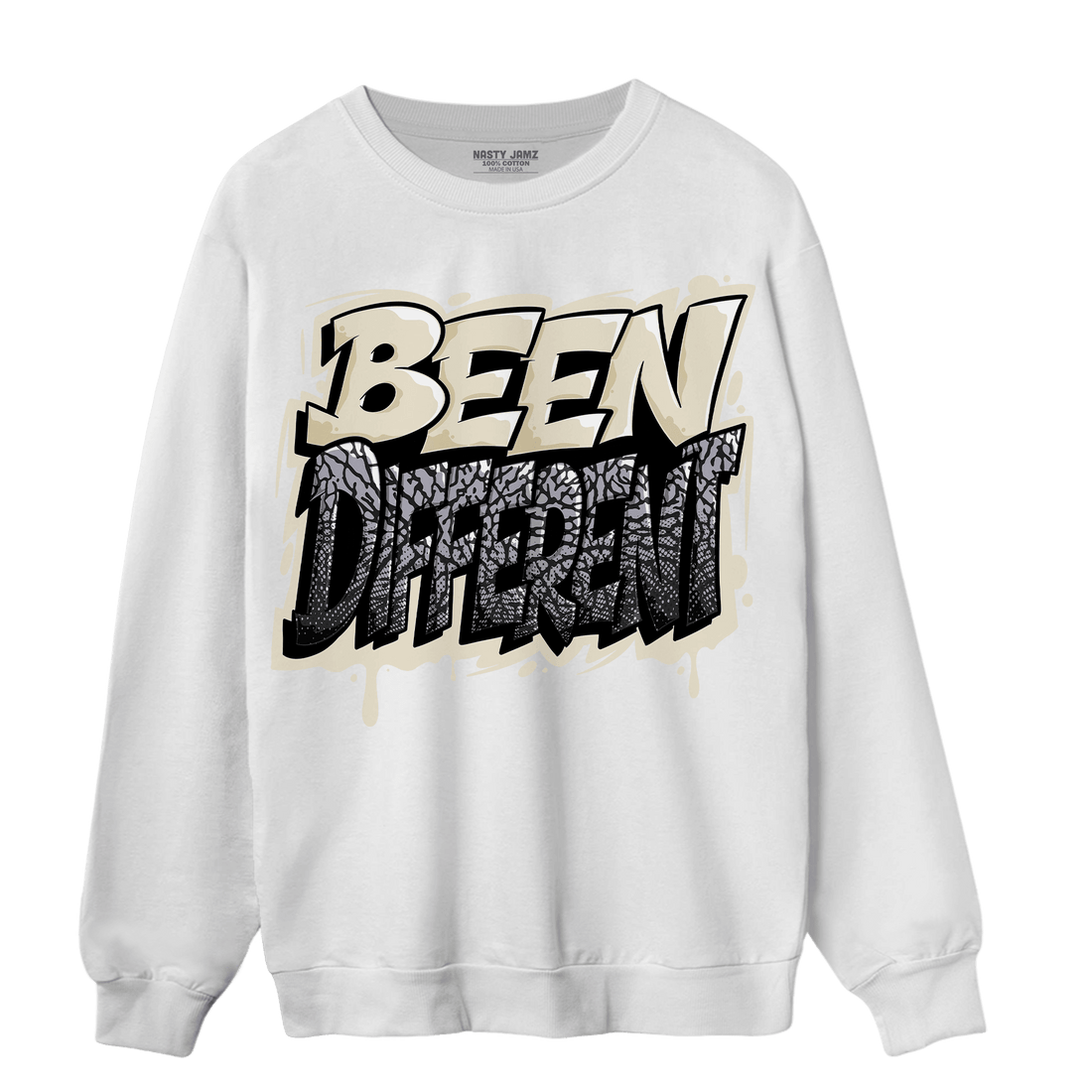 Off Noir 3s Sweatshirt Match Become Different - NastyJamz