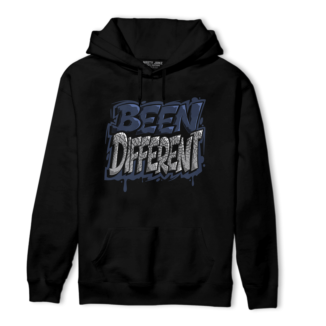 White Navy 3s Hoodie Match Become Different - NastyJamz