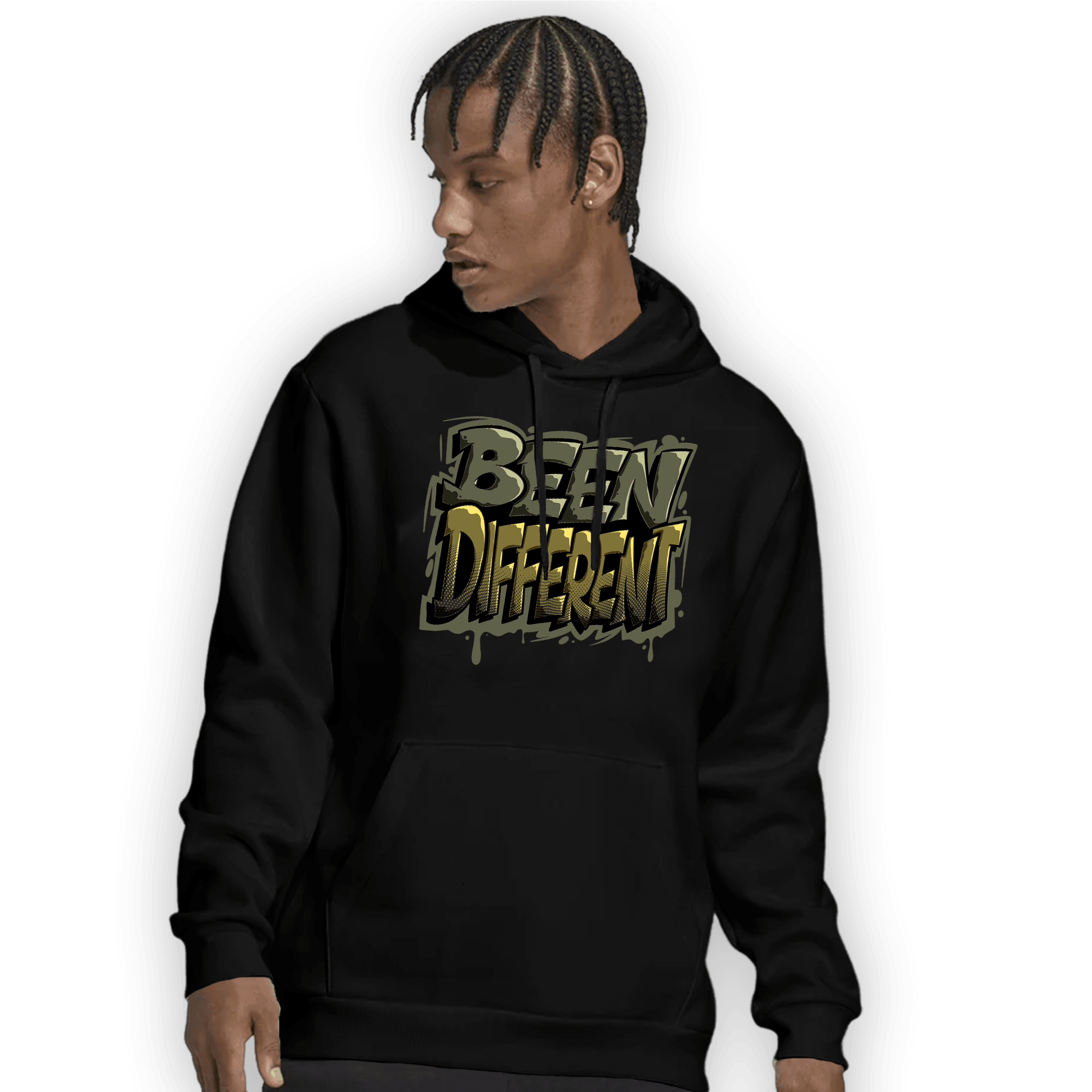 SE Craft Medium Olive 4s Hoodie Match Become Different - NastyJamz