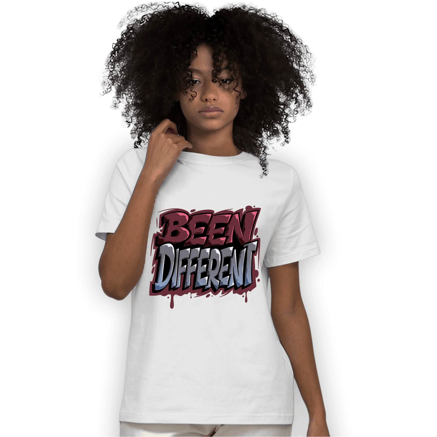 Burgundy 5s T Shirt Match Become Different - NastyJamz