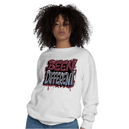 Burgundy 5s Sweatshirt Match Become Different - NastyJamz