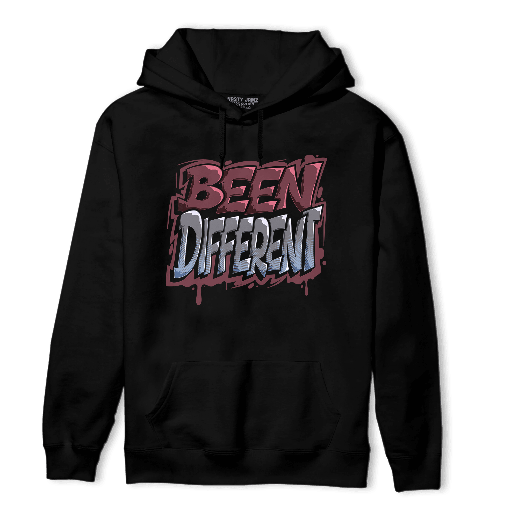 Burgundy 5s Hoodie Match Become Different - NastyJamz