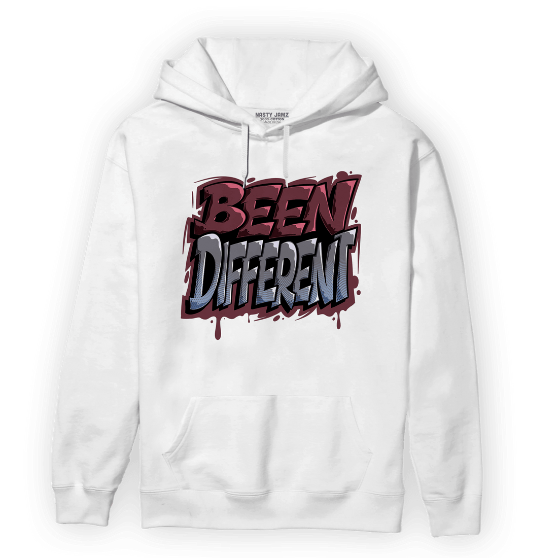 Burgundy 5s Hoodie Match Become Different - NastyJamz
