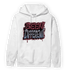 Burgundy 5s Hoodie Match Become Different - NastyJamz