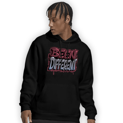 Burgundy 5s Hoodie Match Become Different - NastyJamz