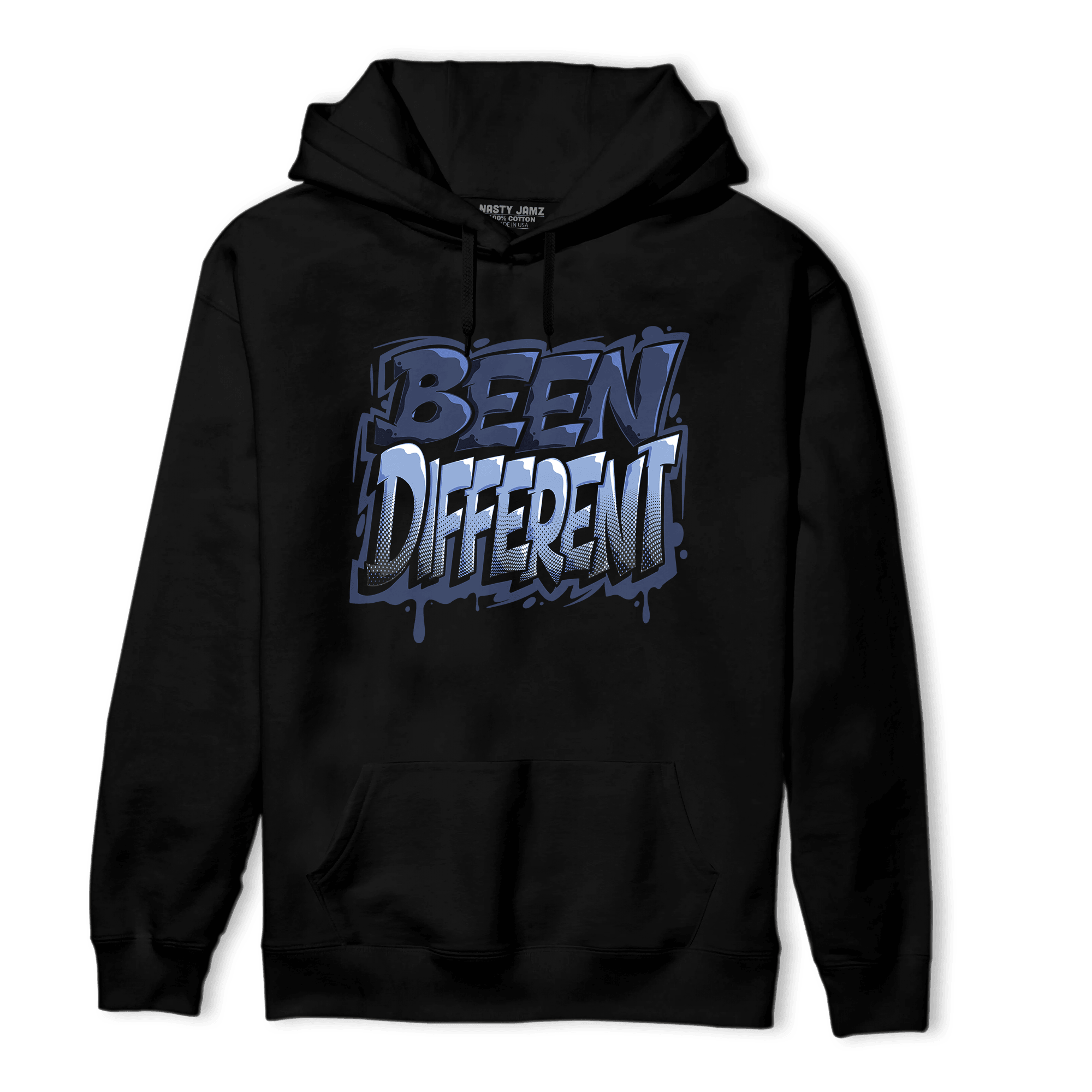 Midnight Navy 5s Hoodie Match Become Different - NastyJamz