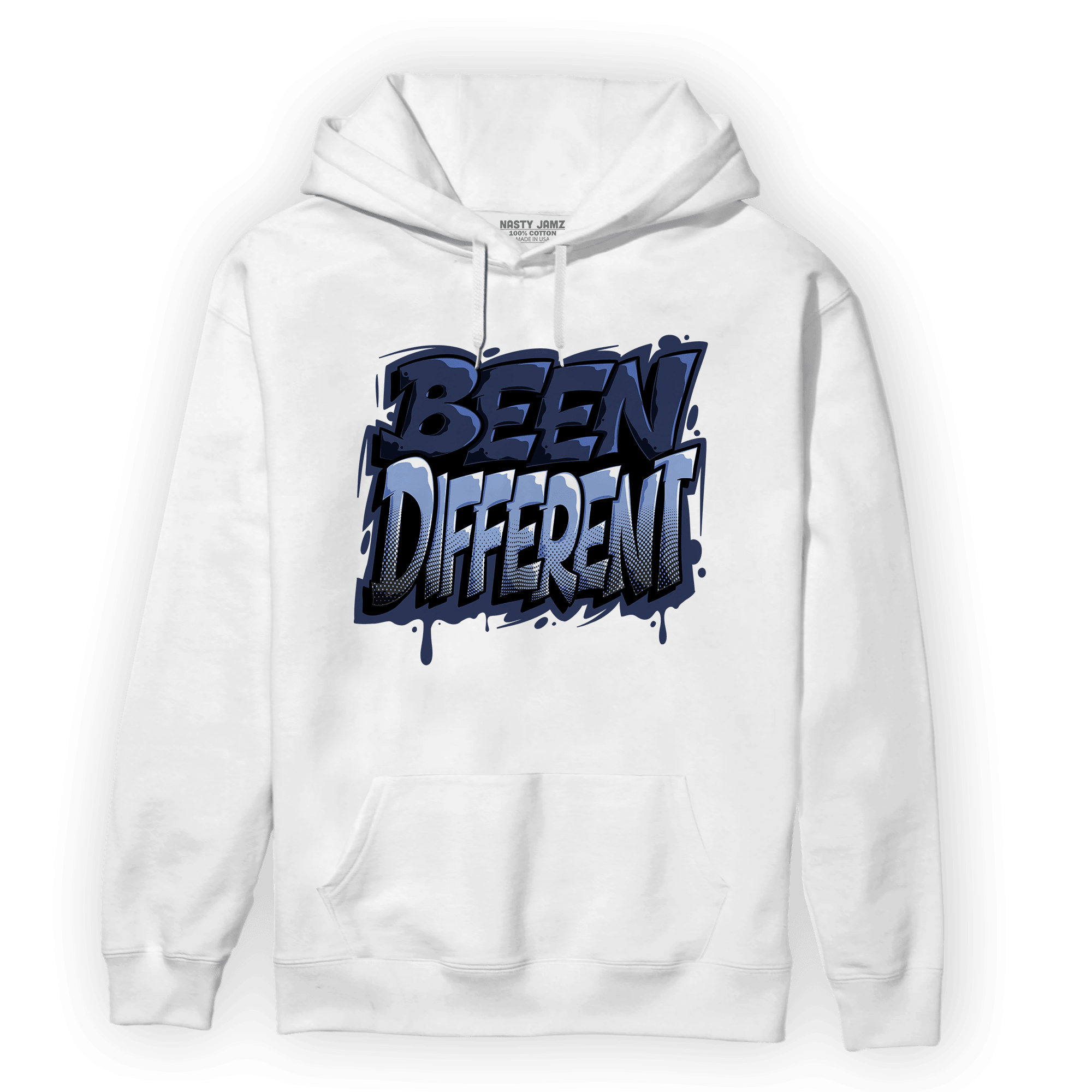 Midnight Navy 5s Hoodie Match Become Different - NastyJamz