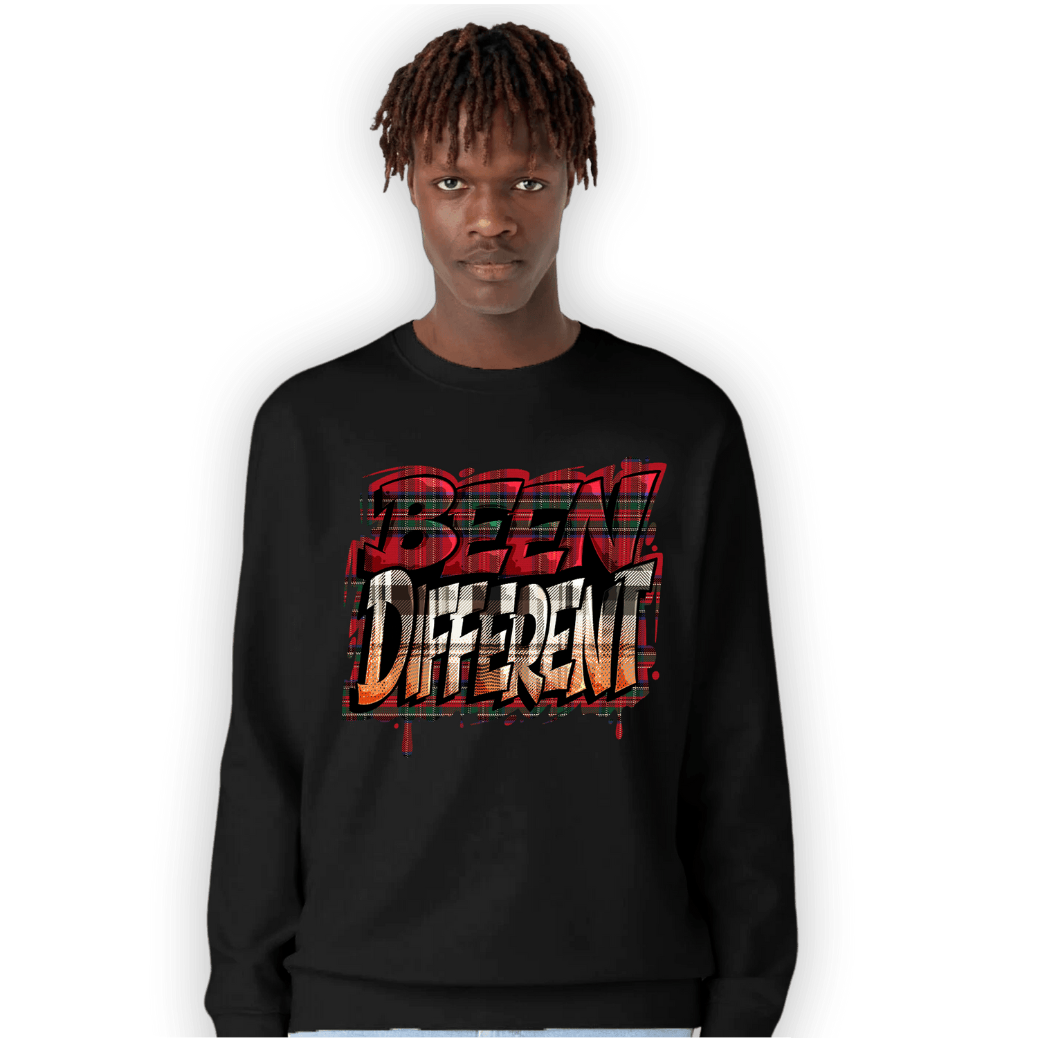 Plaid 5s Sweatshirt Match Become Different - NastyJamz