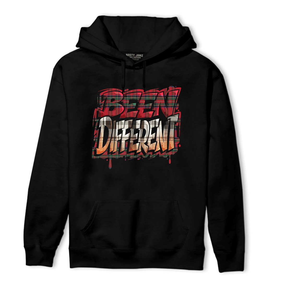 Plaid 5s Hoodie Match Become Different - NastyJamz