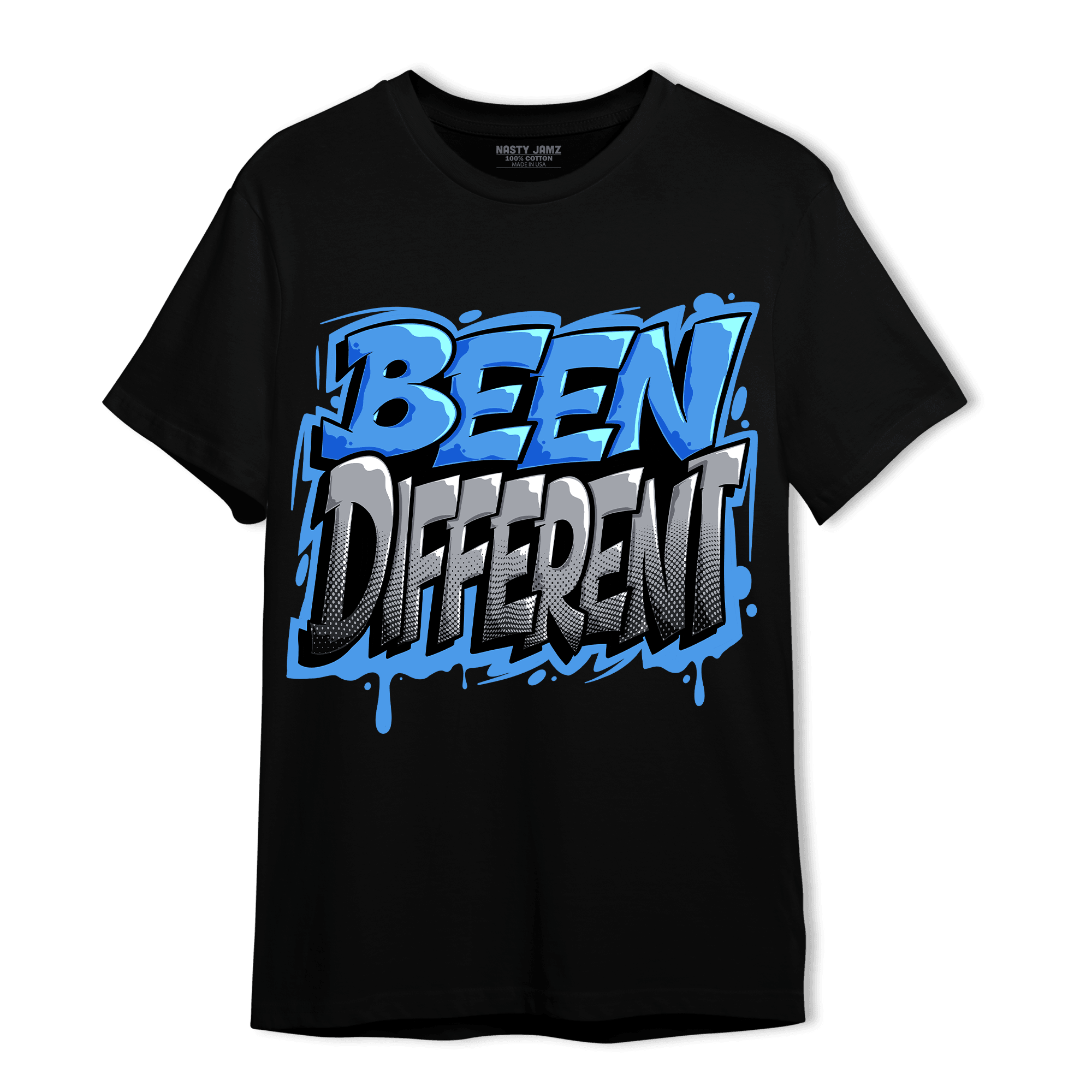 University Blue 5s T Shirt Match Become Different - NastyJamz