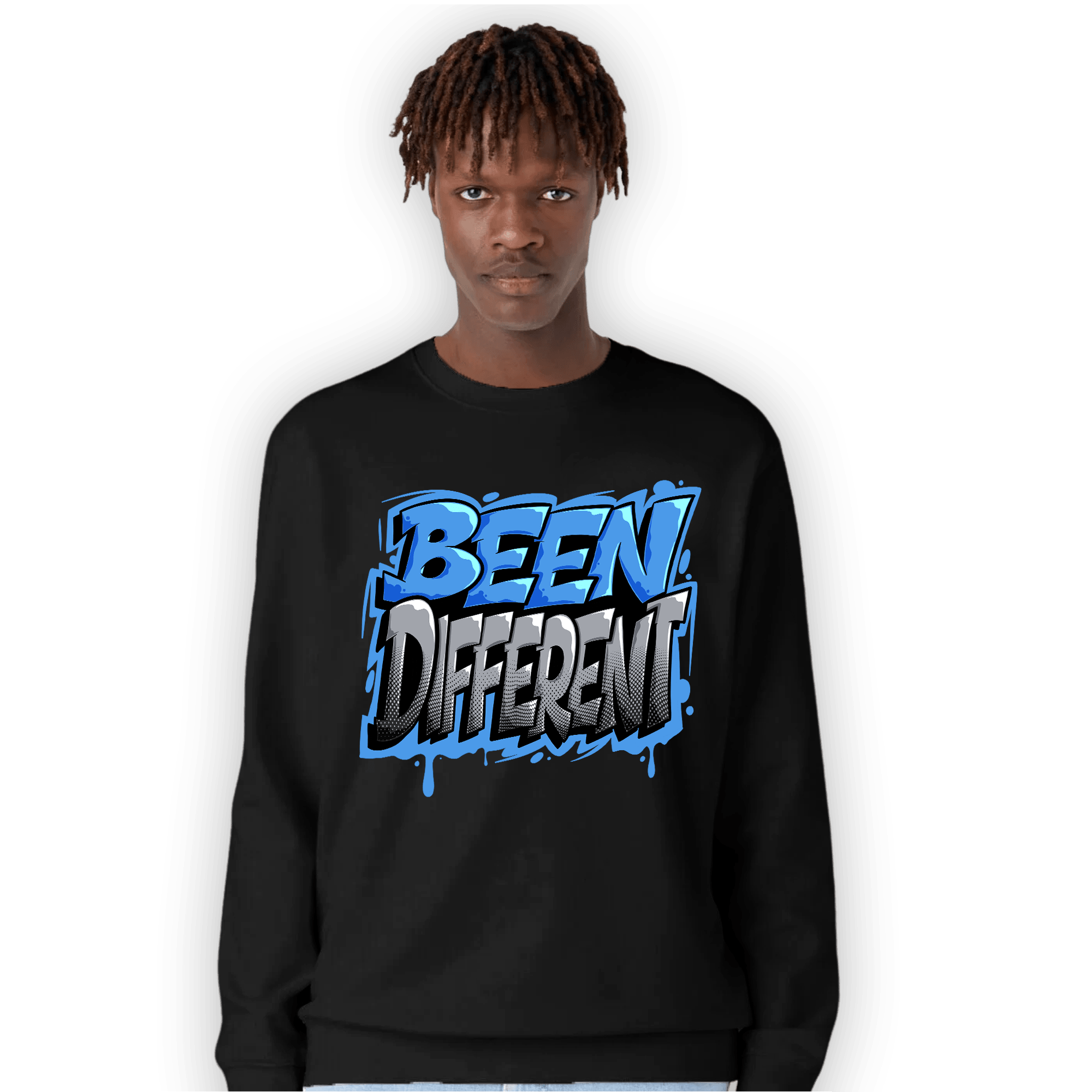 University Blue 5s Sweatshirt Match Become Different - NastyJamz