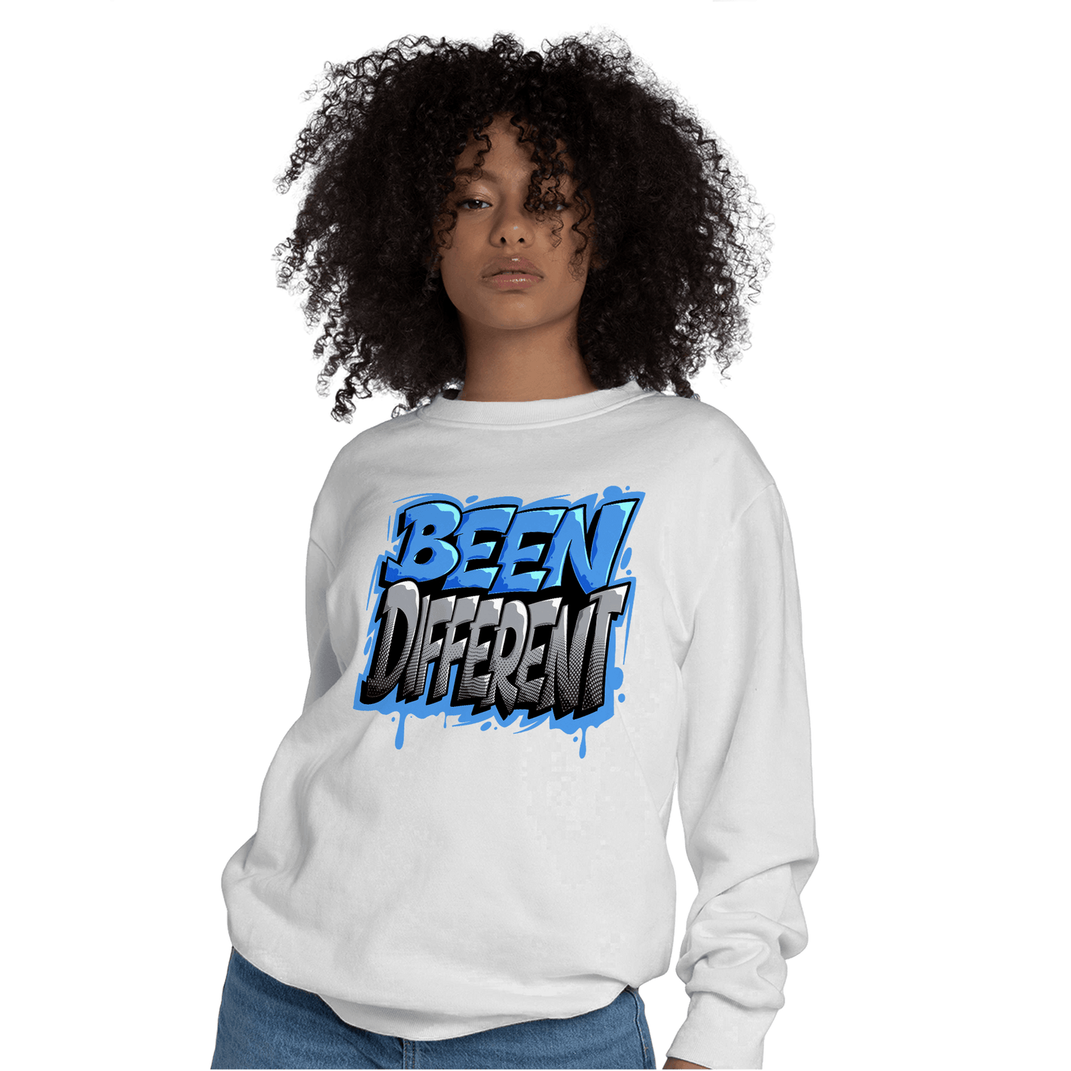 University Blue 5s Sweatshirt Match Become Different - NastyJamz