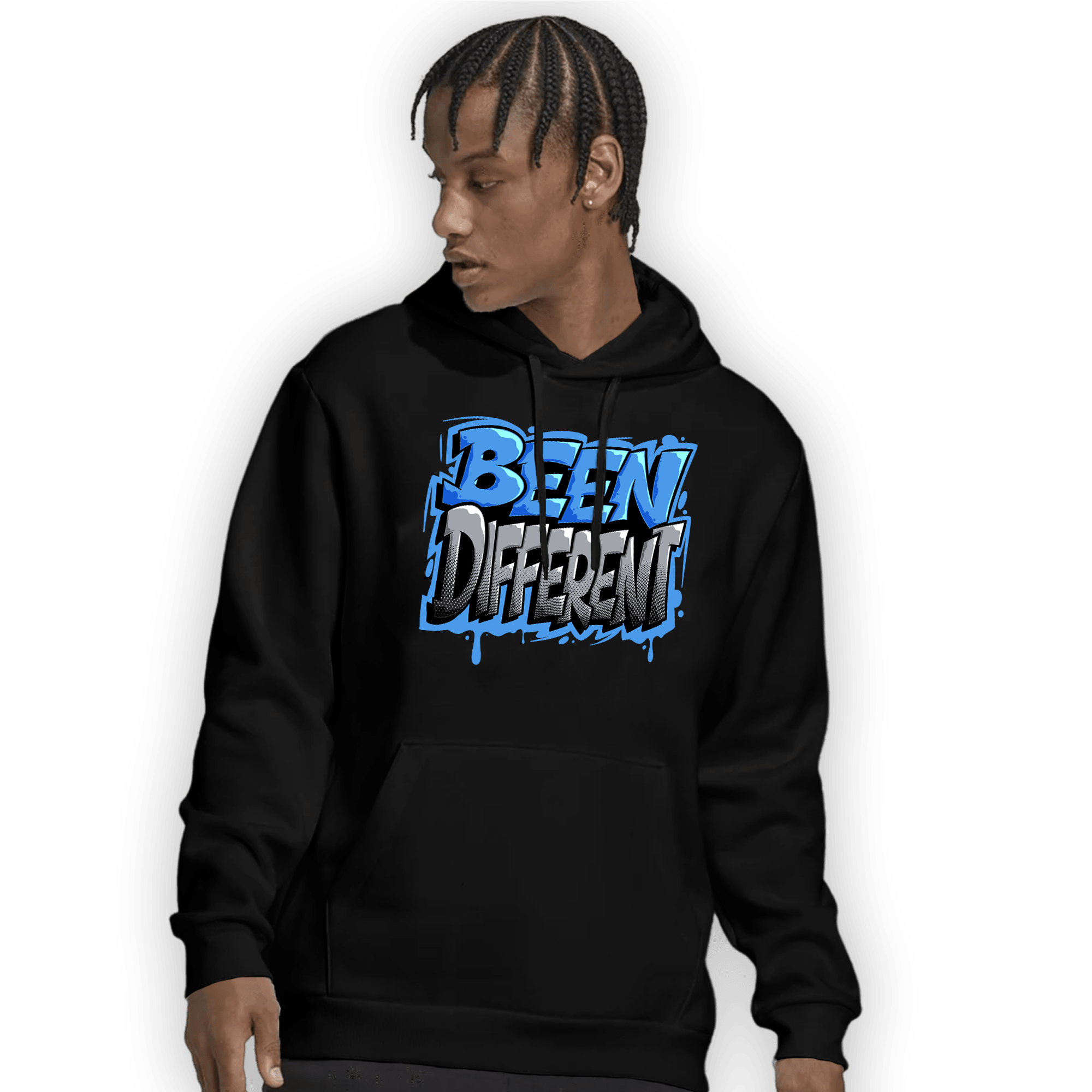 University Blue 5s Hoodie Match Become Different - NastyJamz