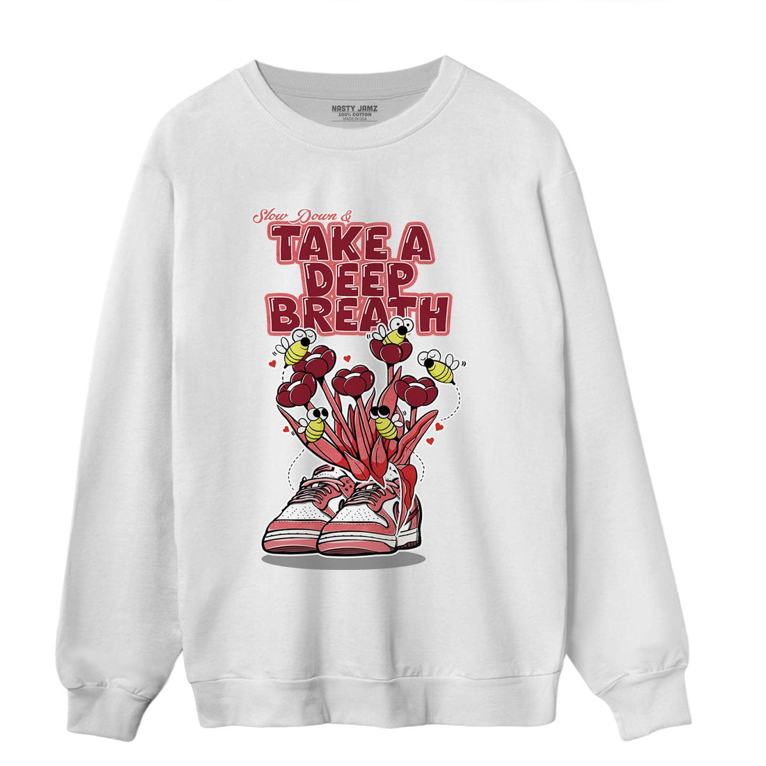 Dunk Low WMNS Valentine Day Sweatshirt Match Bee Sneaker - NastyJamz