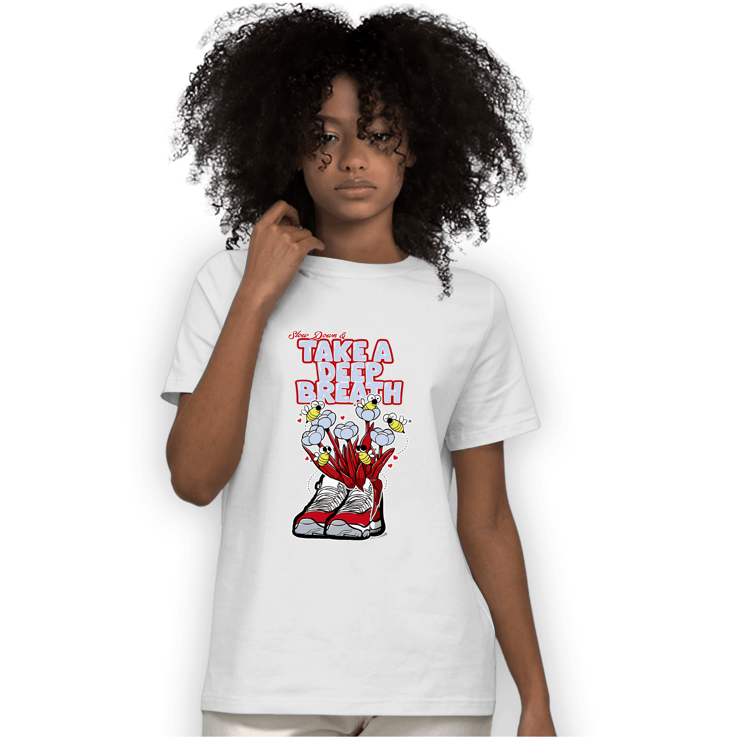 Cherry 11s T Shirt Match Bee Sneaker - NastyJamz