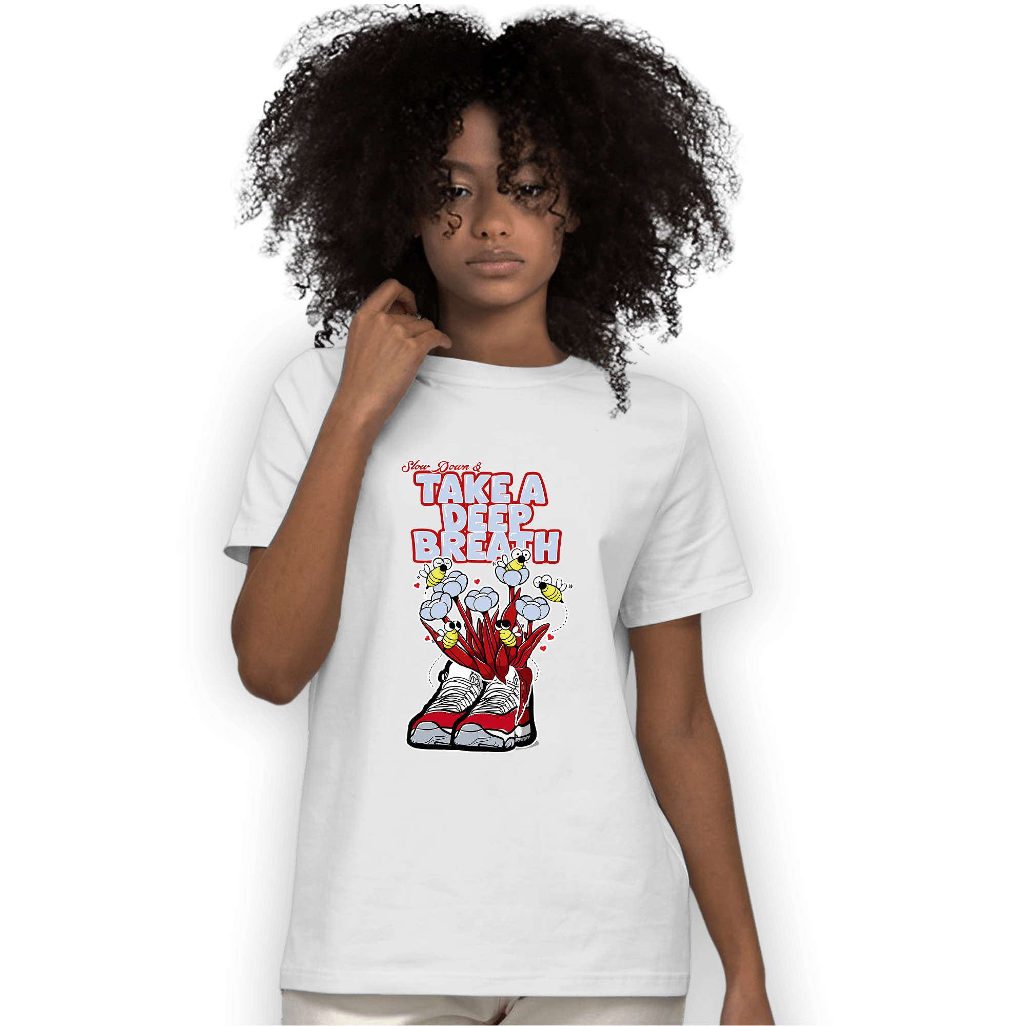 Cherry 11s T Shirt Match Bee Sneaker - NastyJamz