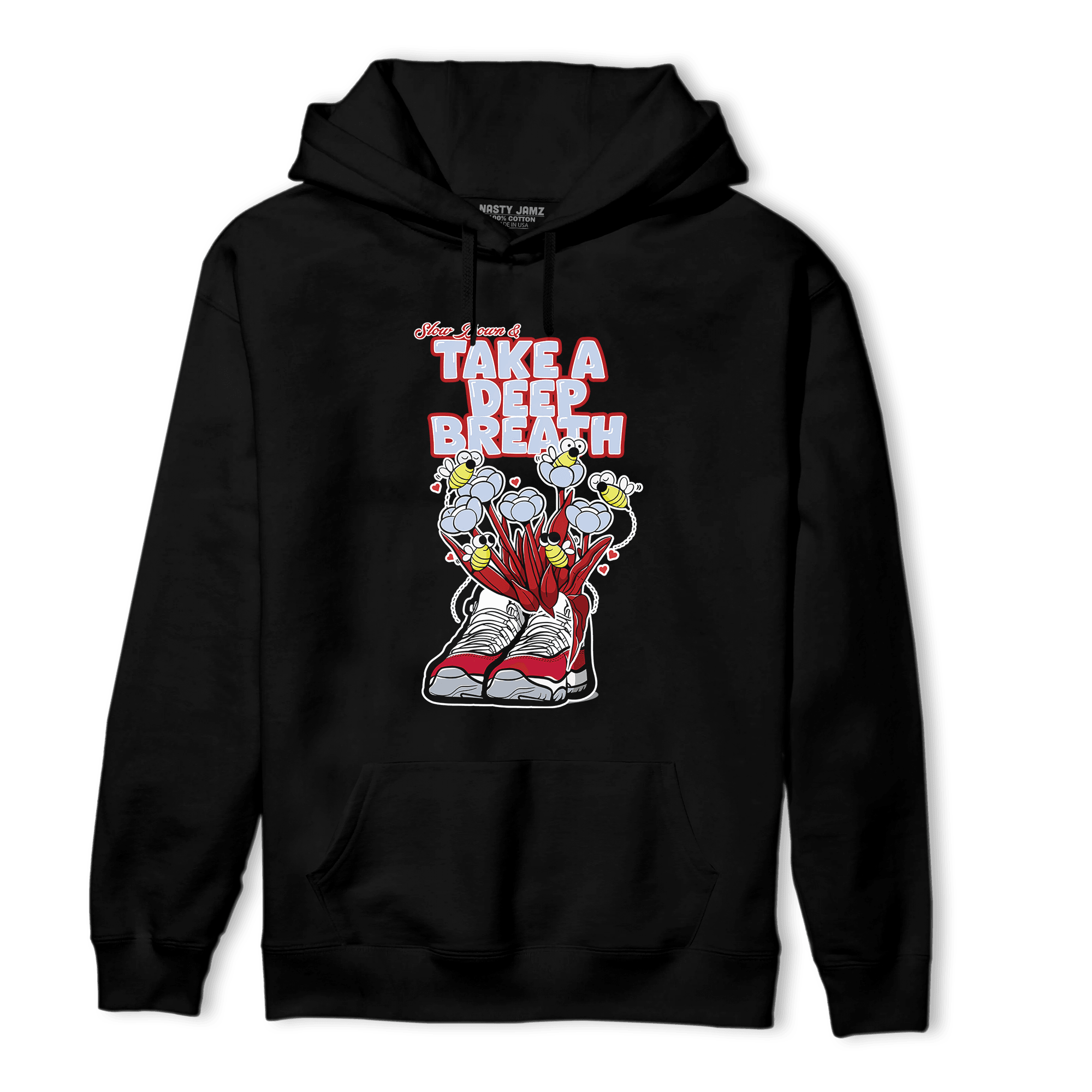 Cherry 11s Hoodie Match Bee Sneaker - NastyJamz