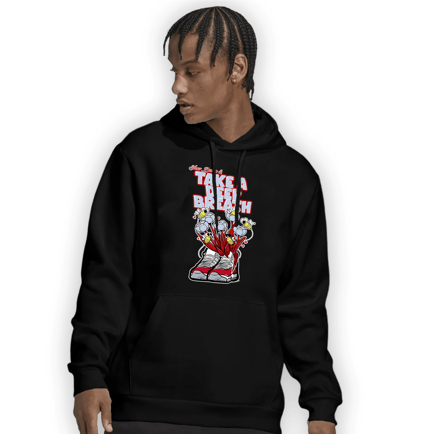 Cherry 11s Hoodie Match Bee Sneaker - NastyJamz