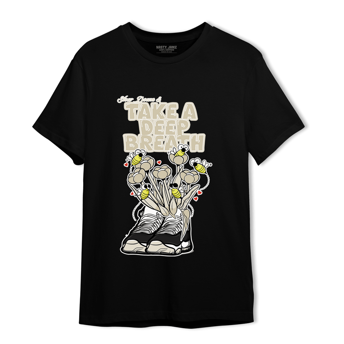 Gratitude 11s T Shirt Match Bee Sneaker - NastyJamz