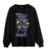 Field Purple 12s Sweatshirt Match Bee Sneaker - NastyJamz