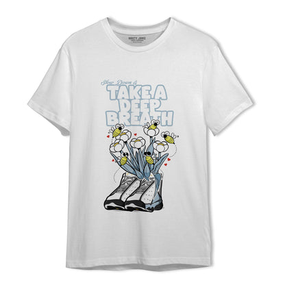 Blue Grey 13s T Shirt Match Bee Sneaker - NastyJamz