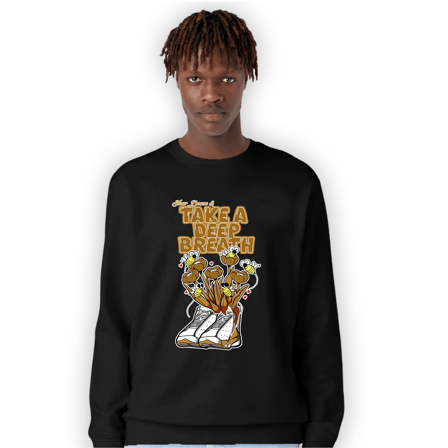 Wheat 13s Sweatshirt Match Bee Sneaker - NastyJamz