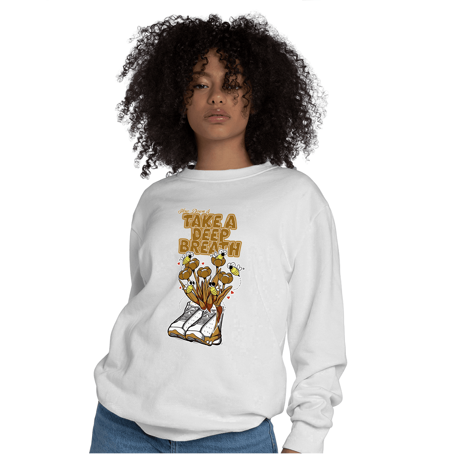 Wheat 13s Sweatshirt Match Bee Sneaker - NastyJamz