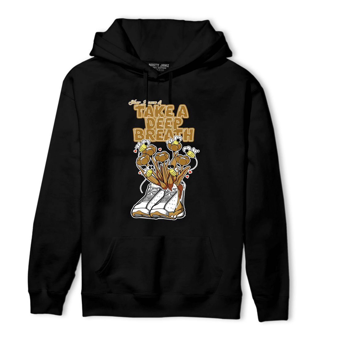 Wheat 13s Hoodie Match Bee Sneaker - NastyJamz