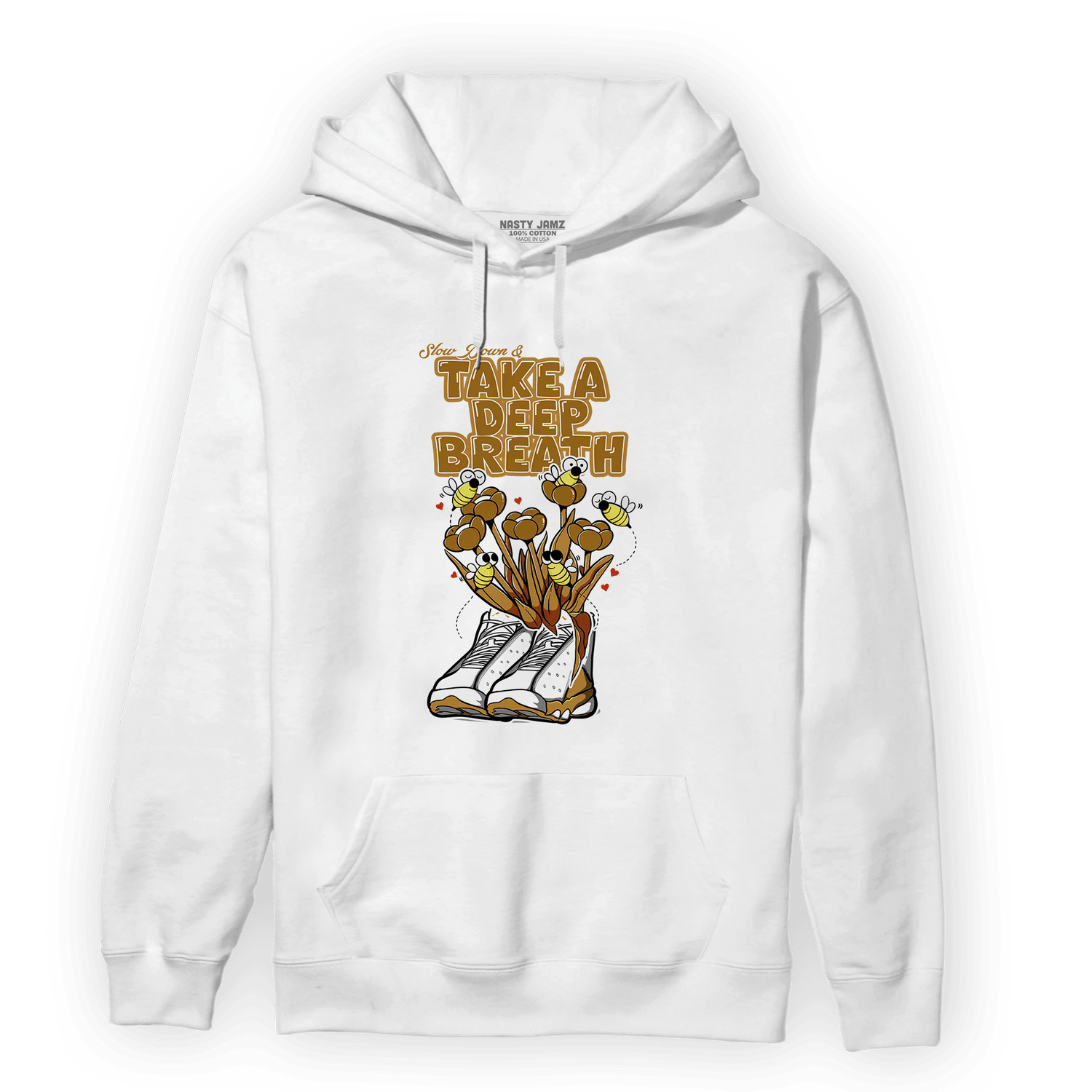 Wheat 13s Hoodie Match Bee Sneaker - NastyJamz