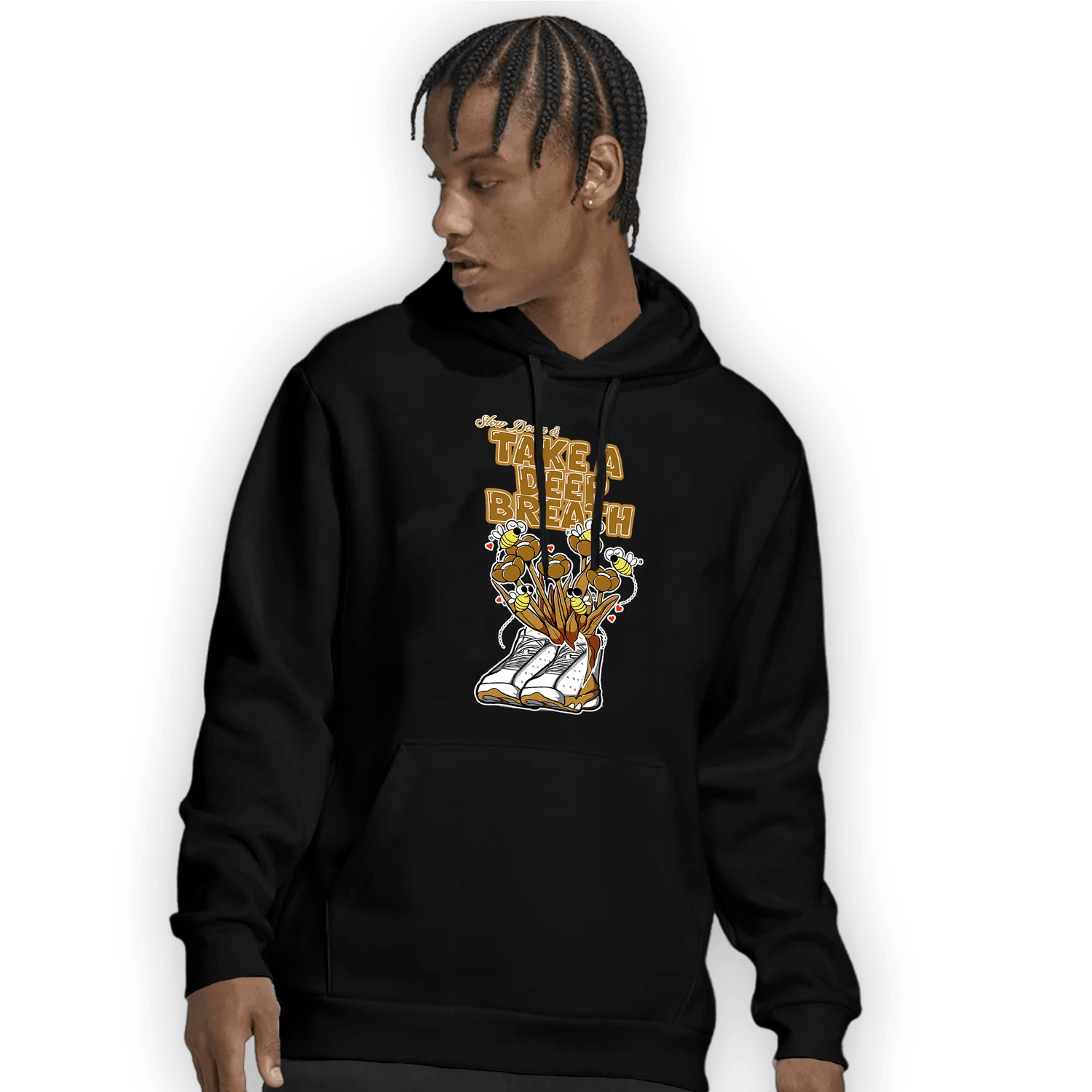 Wheat 13s Hoodie Match Bee Sneaker - NastyJamz