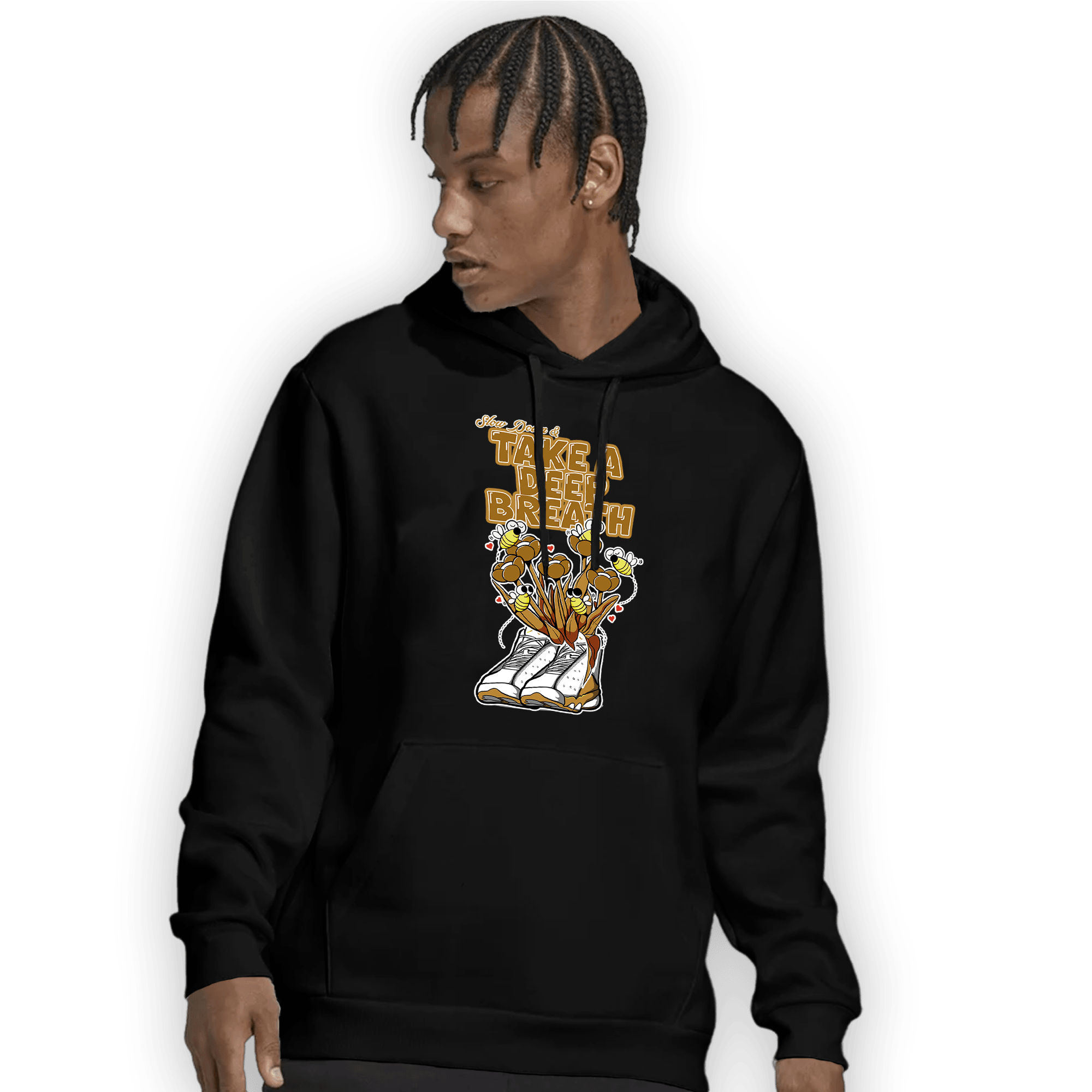 Wheat 13s Hoodie Match Bee Sneaker - NastyJamz
