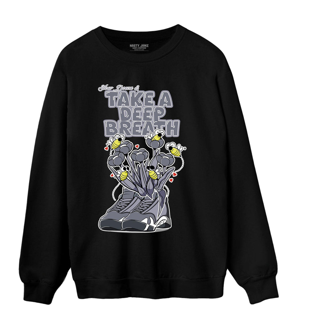 Stealth 14s Sweatshirt Match Bee Sneaker - NastyJamz