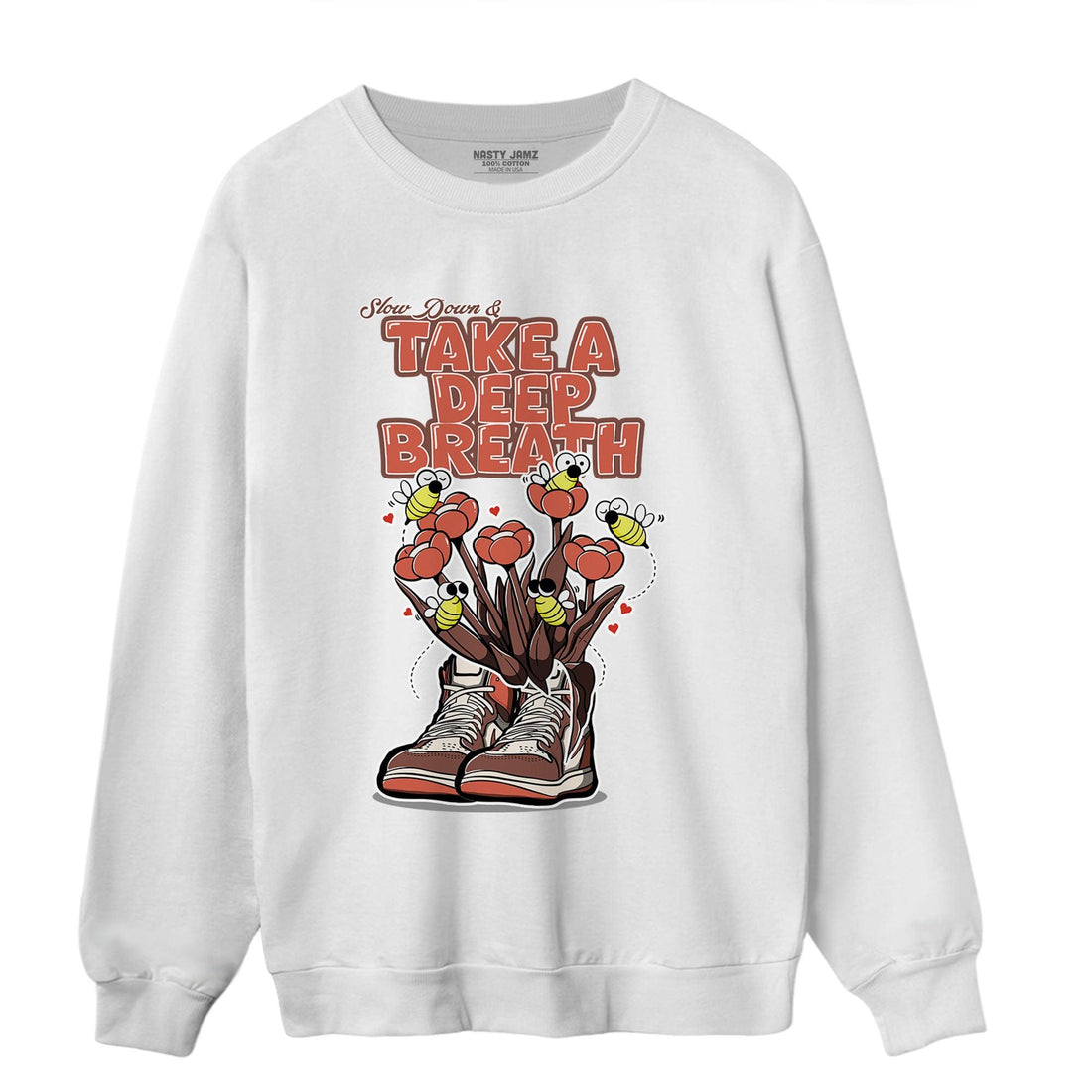 High OG Dusted Clay 1s Sweatshirt Match Bee Sneaker - NastyJamz