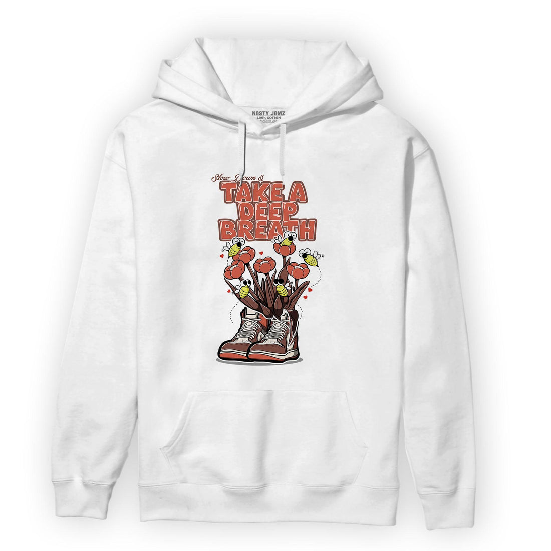 High OG Dusted Clay 1s Hoodie Match Bee Sneaker - NastyJamz