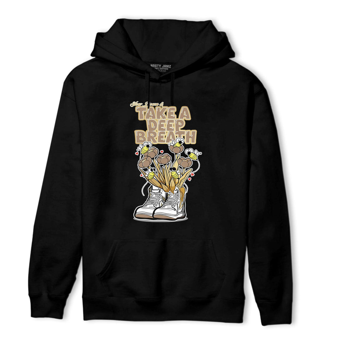 High OG Metallic Gold 1s Hoodie Match Bee Sneaker - NastyJamz