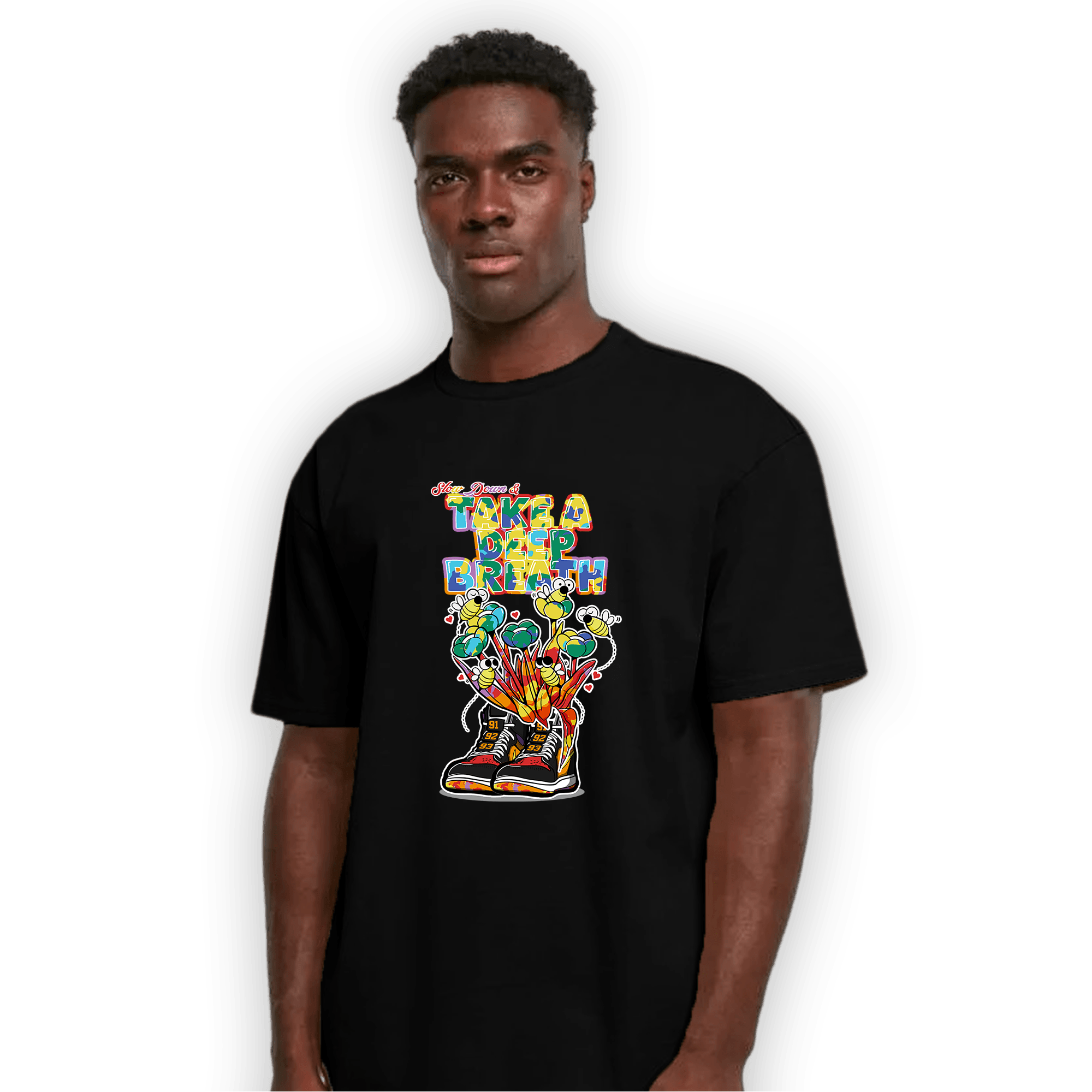 Mid GS Six Championships 1s T Shirt Match Bee Sneaker - NastyJamz