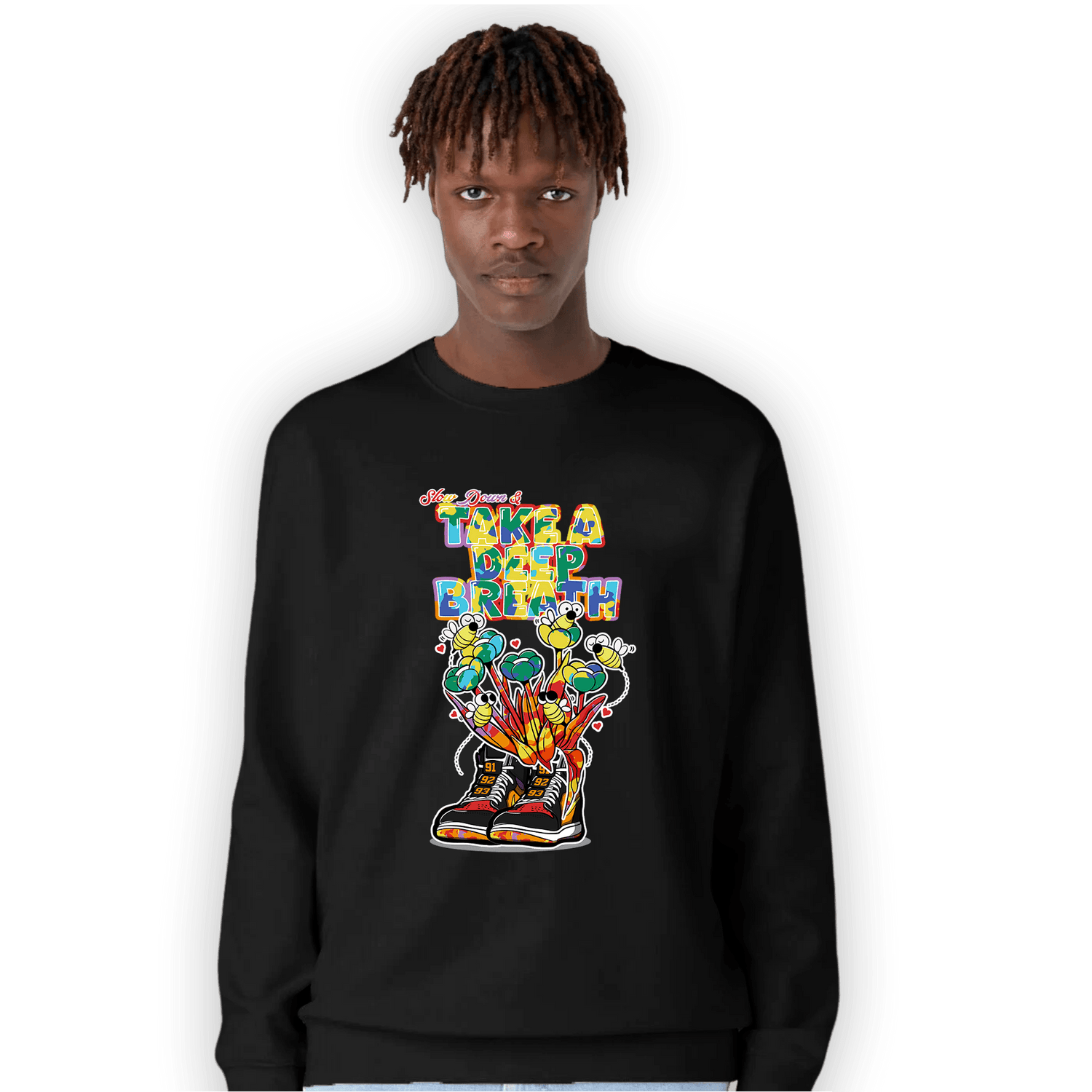Mid GS Six Championships 1s Sweatshirt Match Bee Sneaker - NastyJamz