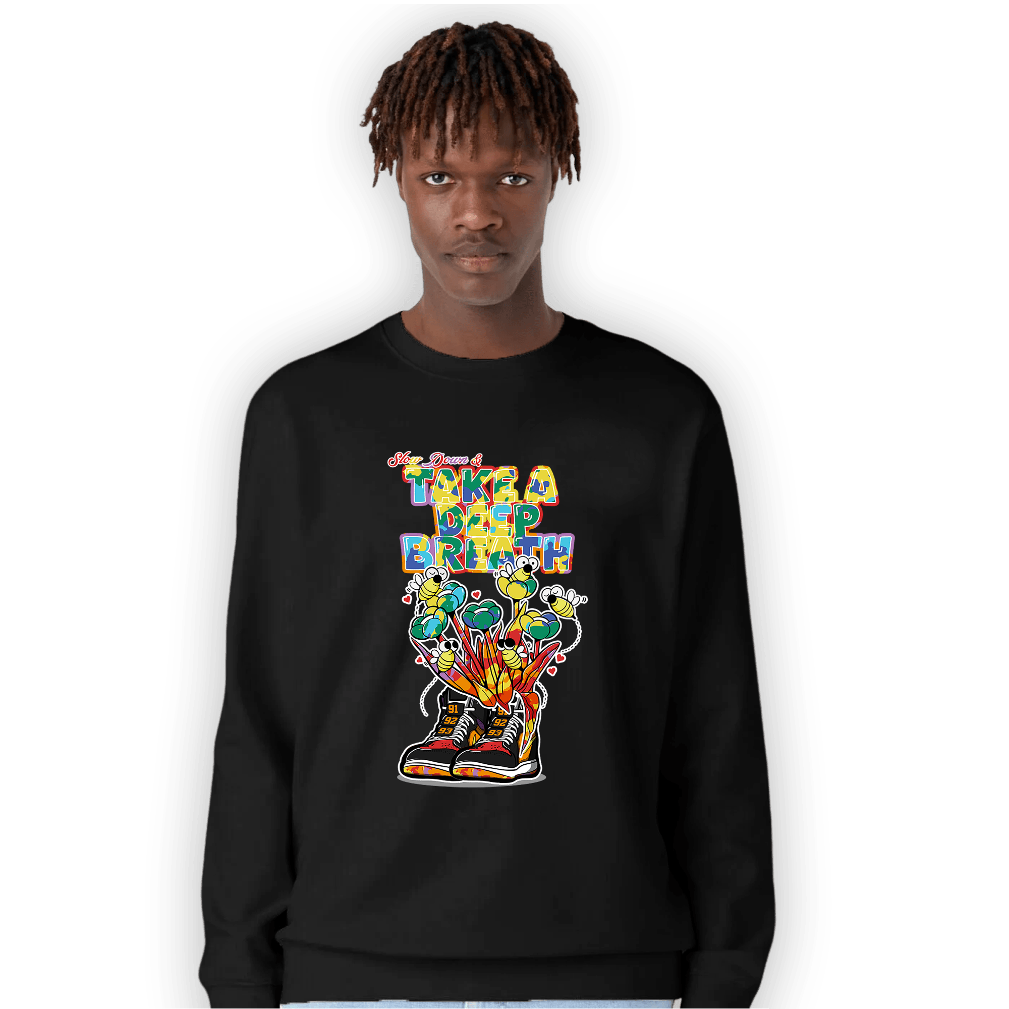 Mid GS Six Championships 1s Sweatshirt Match Bee Sneaker - NastyJamz