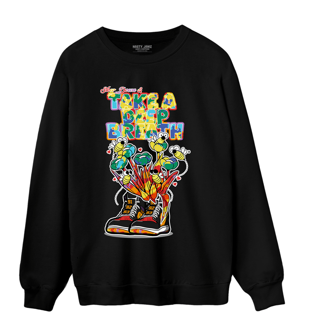 Mid GS Six Championships 1s Sweatshirt Match Bee Sneaker - NastyJamz