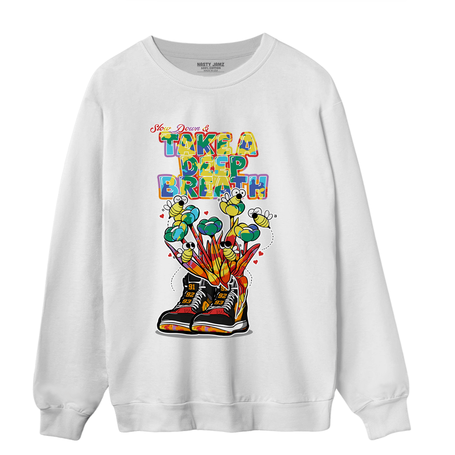 Mid GS Six Championships 1s Sweatshirt Match Bee Sneaker - NastyJamz