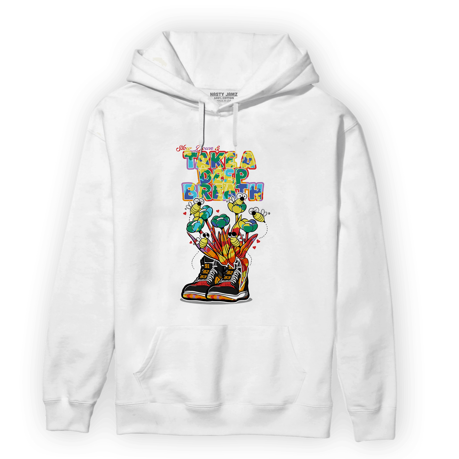 Mid GS Six Championships 1s Hoodie Match Bee Sneaker - NastyJamz