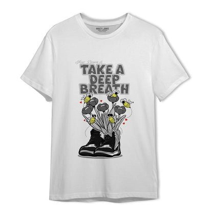 Retro High OG Black White 1s T Shirt Match Bee Sneaker - NastyJamz