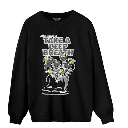 Retro High OG Black White 1s Sweatshirt Match Bee Sneaker - NastyJamz