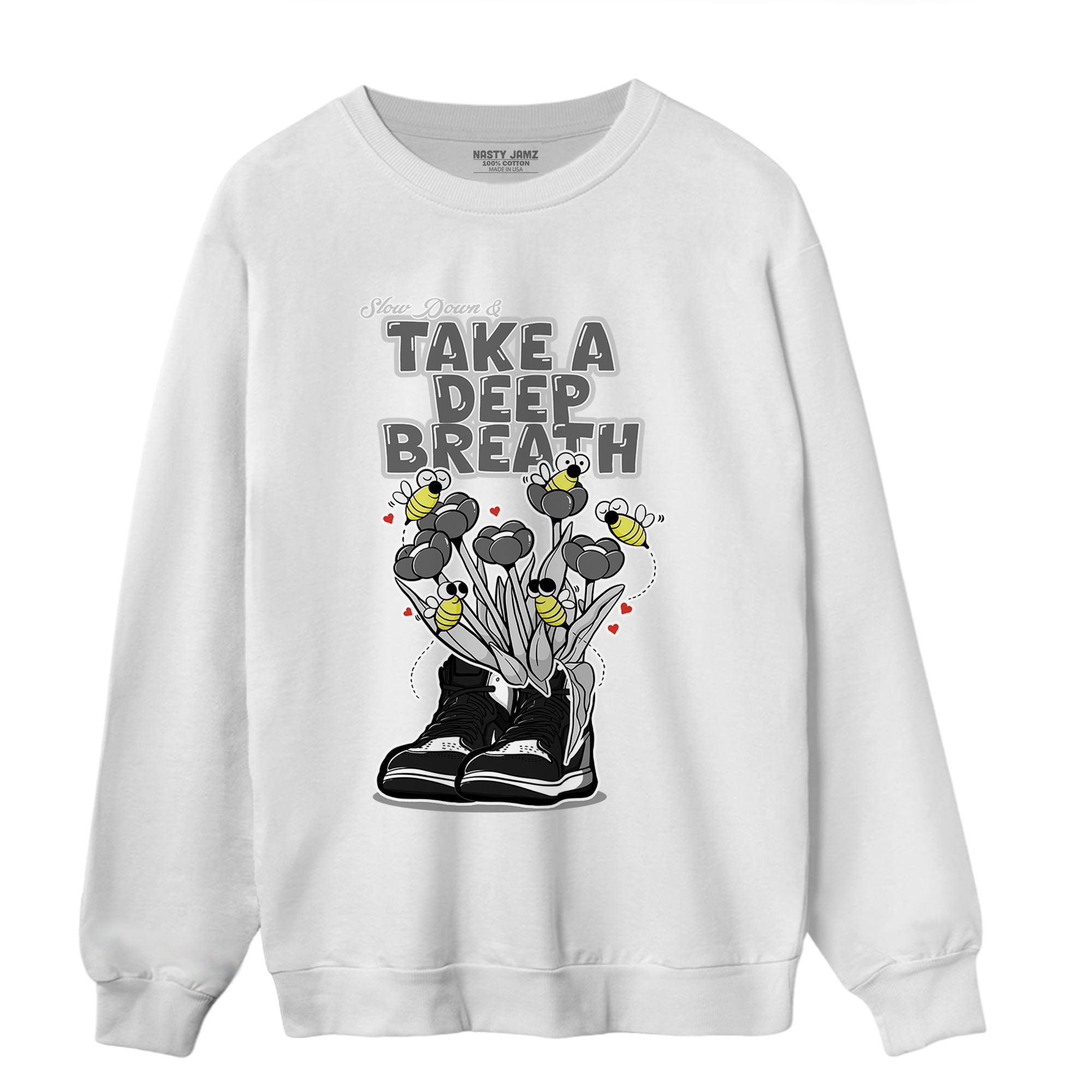 Retro High OG Black White 1s Sweatshirt Match Bee Sneaker - NastyJamz