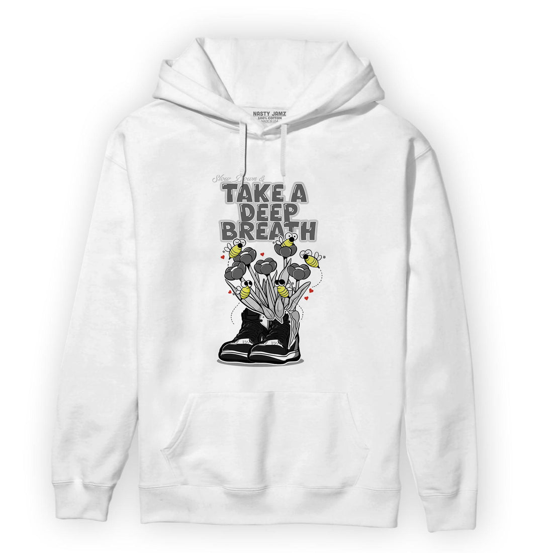 Retro High OG Black White 1s Hoodie Match Bee Sneaker - NastyJamz
