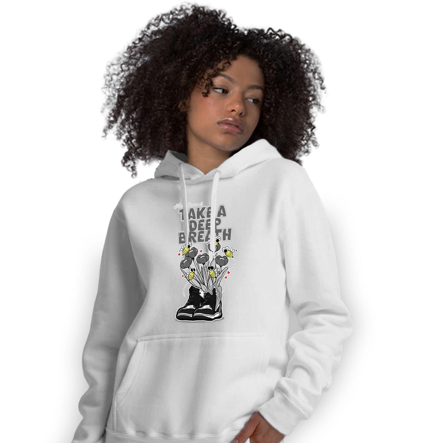 Retro High OG Black White 1s Hoodie Match Bee Sneaker - NastyJamz
