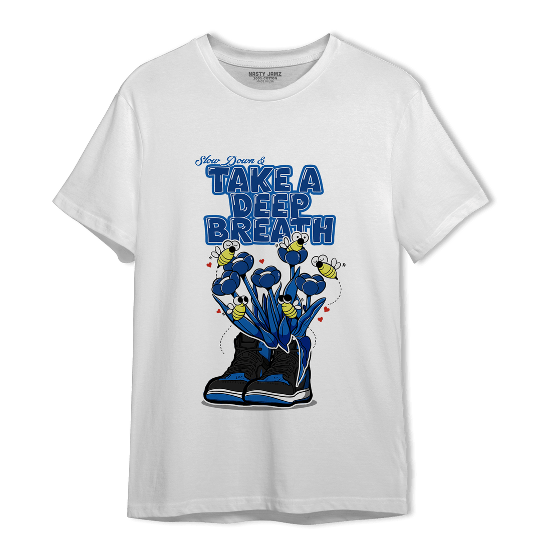 Royal Reimagined 1s T Shirt Match Bee Sneaker - NastyJamz
