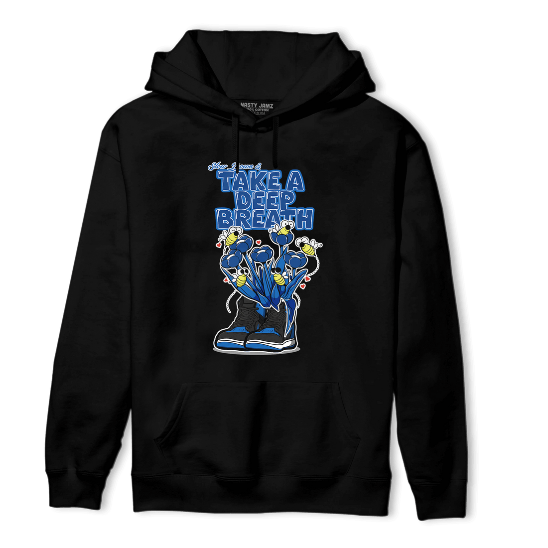 Royal Reimagined 1s Hoodie Match Bee Sneaker - NastyJamz